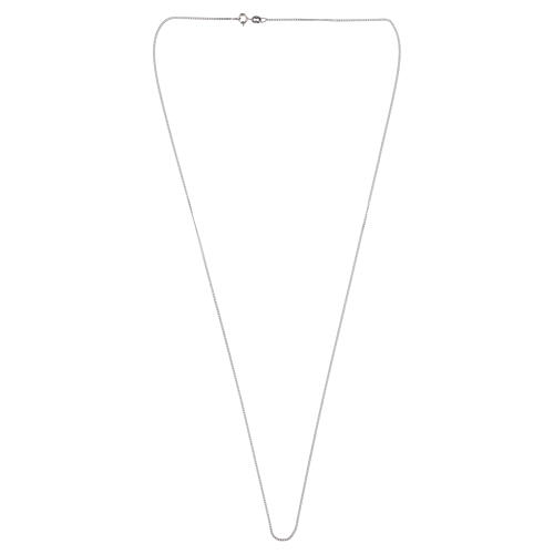 Catena 70 cm argento 925 groumette con taglio a diamante  2