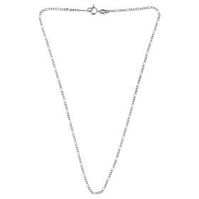 Halskette 45 cm – Figarokette aus 925er Silber