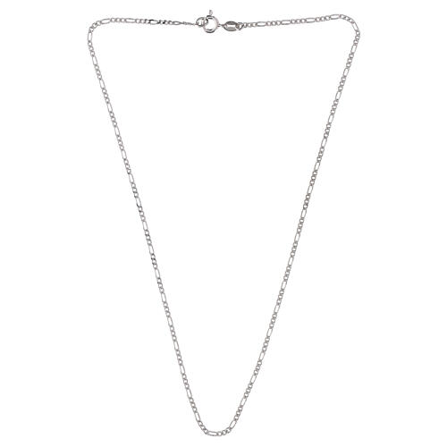 Cadena figaro 45 cm plata 925 2