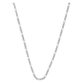 Halskette 50 cm – Figarokette aus 925er Silber