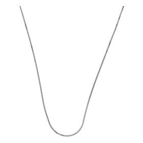 Chaîne serpent carrée 40 cm argent 925