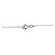 Catena figaro 40 cm argento 925 s3