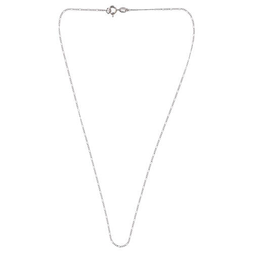 925 silver Figaro chain, 18 in 2