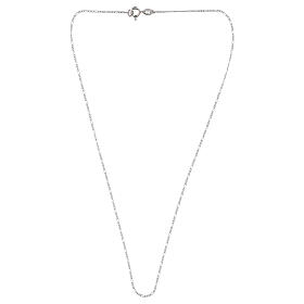 Halskette 70 cm – Figarokette aus 925er Silber