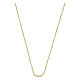 Flat Link Chain Gold-Plated Sterling Silver 45 cm s1