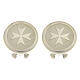 Cache-boutons croix de Malte argent 925 s1