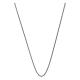 Catena groumette 45 cm con taglio a diamante in argento 925 s1