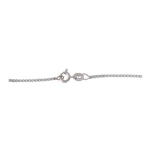 Box chain in 925 sterling silver, 16 in 3