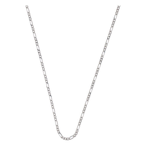 Cadena Fígaro 40 cm plata 925 1