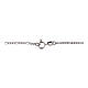 Catena figaro 40 cm argento 925 s3