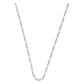 Corrente Figaro 40 cm prata 925