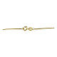 Cadena dorada de plata 925 serpiente cuadrada 50 cm s3