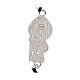 Pulsera Luce cordón negro plata 925 Jubileo 2025 s6