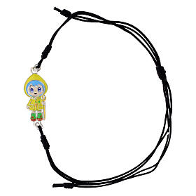 Pulseira Luce cordão preto prata 925 Jubileu 2025