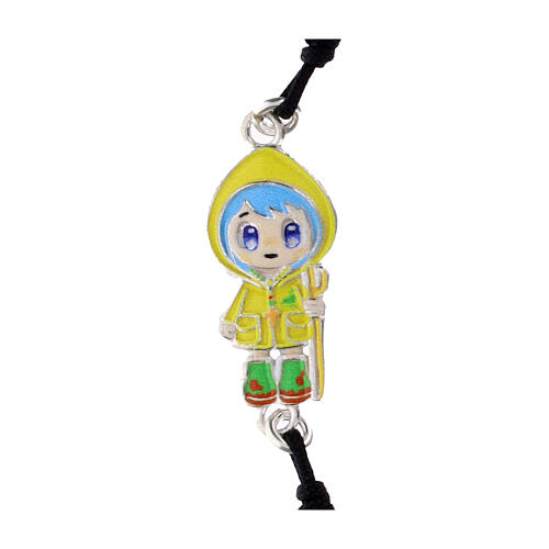 Luce Black Cord Silver 925 Bracelet Jubilee 2025 3