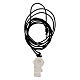 Black rope necklace with 925 silver Luce charm, Jubilee 2025 s4