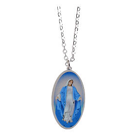 Collana Amen in ottone rodiato Madonna Miracolosa