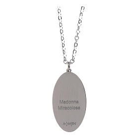 Collana Amen in ottone rodiato Madonna Miracolosa
