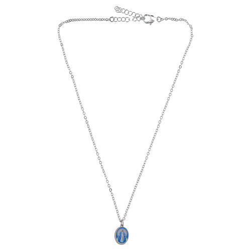 Collana girocollo Amen Madonna Miracolosa ottone rodiato 4