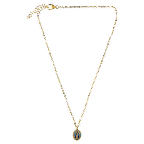 Amen gold-plated brass choker of Our Lady of Medjugorje by Amen 4