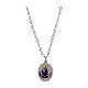 Collana Amen in ottone rodiato a girocollo Madonna di Pompei s1