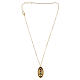 Collar medalla Virgen de Loreto de latón dorado Amen s3