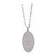 Rhodium-plated brass necklace by Amen with Our Lady of Loreto medal s3