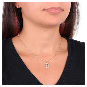 Gold-plated brass choker of Our Lady of Loreto by Amen