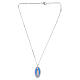 Collar gargantilla medalla Virgen de Fátima Amen de latón rodinado s3