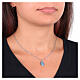 Collana Amen charm Madonna di Fatima in ottone rodiato s2