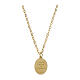 Collana Madonna di Guadalupe in ottone dorato Amen charm s2