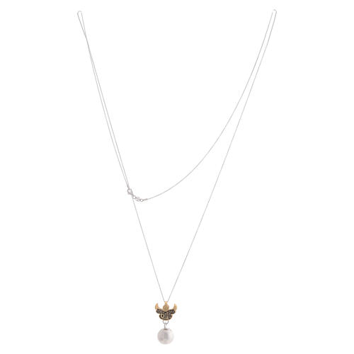 Angel Caller Necklace with Gold-Plated Angel, 925 Silver Benedictus 6