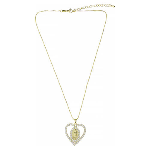 Collar chapado 18 kt Virgen de Guadalupe 4