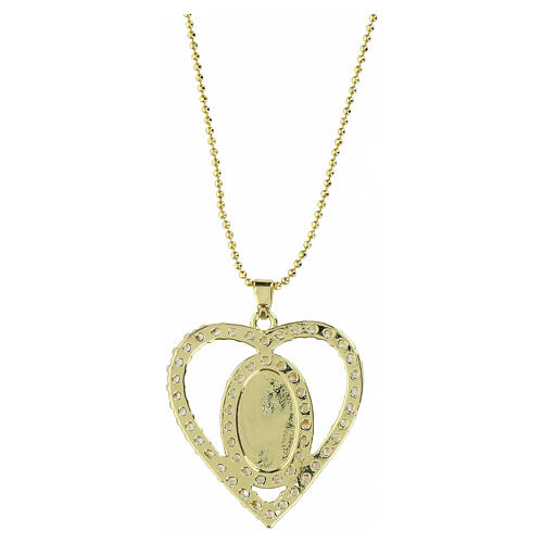 Collar chapado 18 kt Virgen de Guadalupe 5