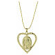 Collier plaqué or 18 kt Notre-Dame de Guadalupe s5