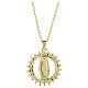 Collana Madonna di Guadalupe medaglia tonda multicolore s5