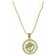 Sacred Heart Medal Necklace Gold-Plated 20 mm s5