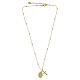 Gold-plated 925 Silver Christ Necklace with White Zircons, 45 cm s4