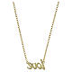 Collier finition dorée Love argent 925 Amen s3