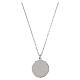 Collier Amen Vierge Miraculeuse émail blanc et nacre argent 925 s3