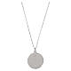 Virgin Mary Miraculous necklace pink mother-of-pearl and enamel Amen 925 silver s3
