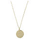 Collier pendentif Vierge Miraculeuse Amen émail blanc finition or argent 925 s3