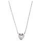 Collier Amen avec breloque cœur blanc en argent 925 s3