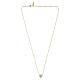 Amen 925 silver gold-plated heart necklace with morganite-pink zircon s4