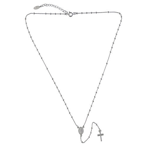 Collier chapelet Amen Vierge Miraculeuse argent 925 4