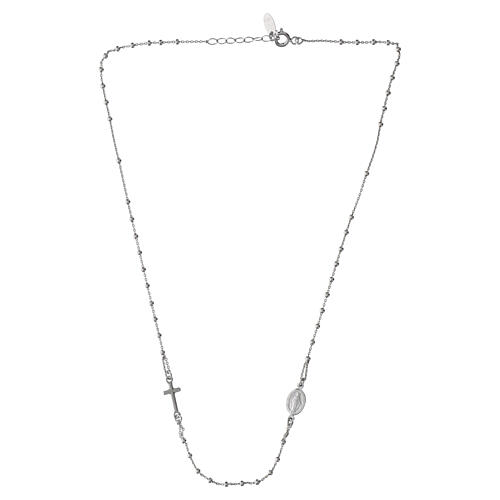 Chapelet tour de cou Vierge Miraculeuse AMEN argent 925 3