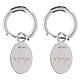 Boucles d'oreilles créoles Amen Vierge Miraculeuse argent 925 s3