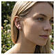 Amen gold heart earrings with mother-of-pearl and white zircons, 925 silver s2