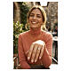 AMEN gold-finish 925 silver ring with pink morganite s2