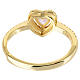 AMEN 925 Silver Gold-Finish Ring with Pink Morganite s5